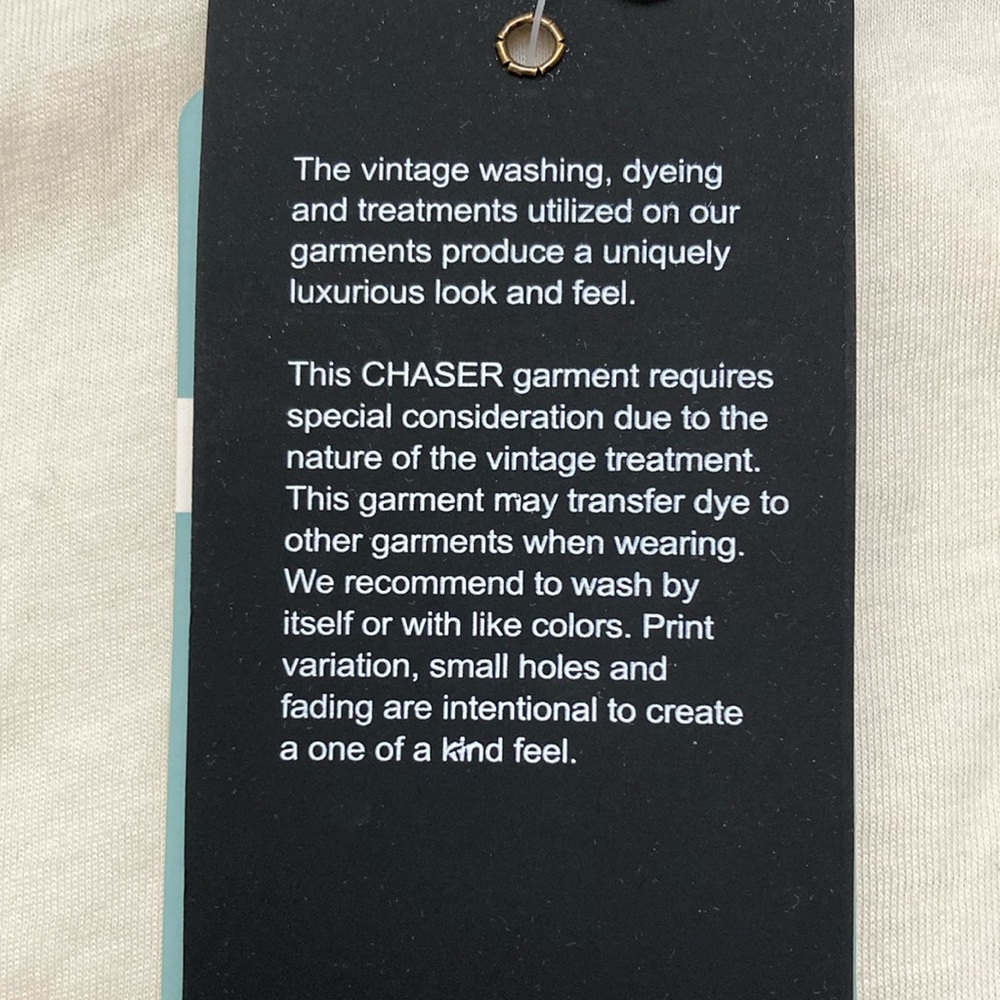 Chaser Cream Graphic Short Sleeve T-Shirt - Picture 5 of 6